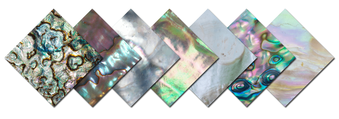 Black Mother Of Pearl Luméa Shell Veneer, Moonstone, 5.5 X 9.5 Inches, Includes 3M Adhesive Sheet For Application Abalone, For Inlay Projects